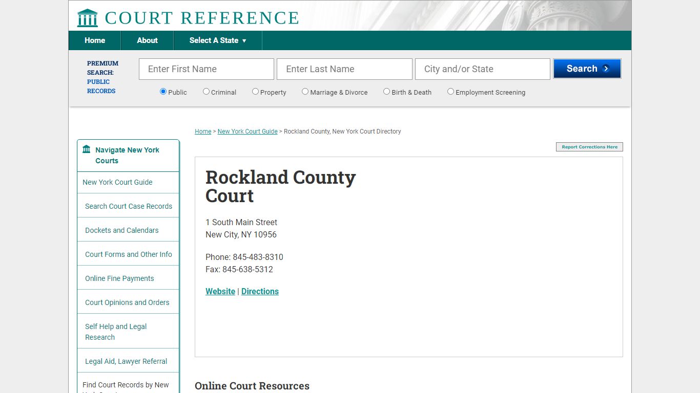 Rockland County Court